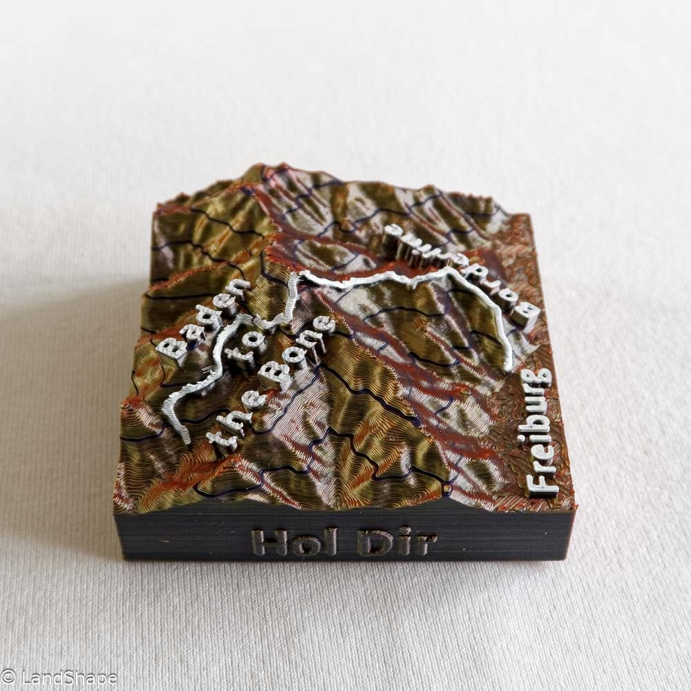 Produktfoto des Borderline-Trail Dekomagneten in Copper Metallic von links