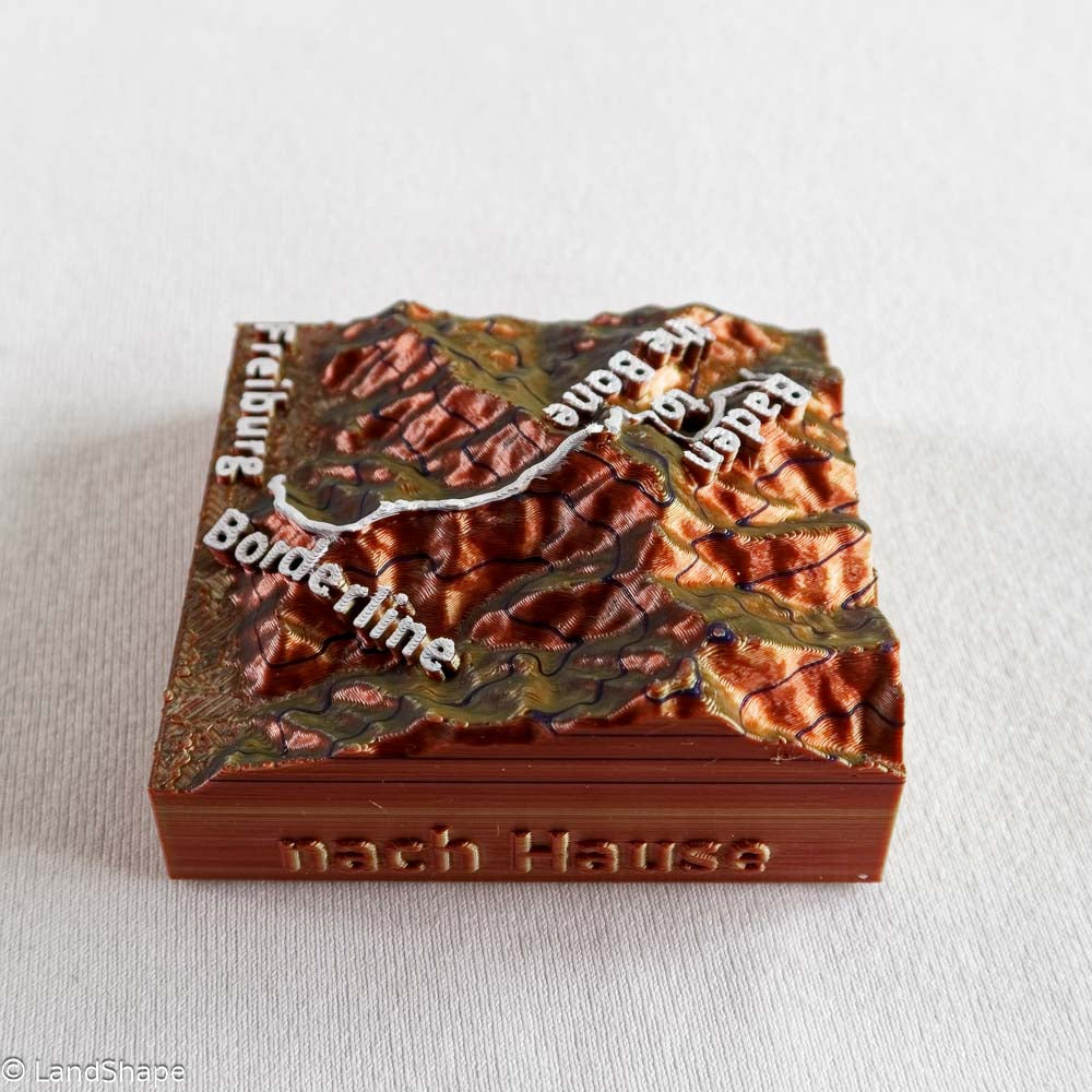 Produktfoto des Borderline-Trail Dekomagneten in Copper Metallic von rechts