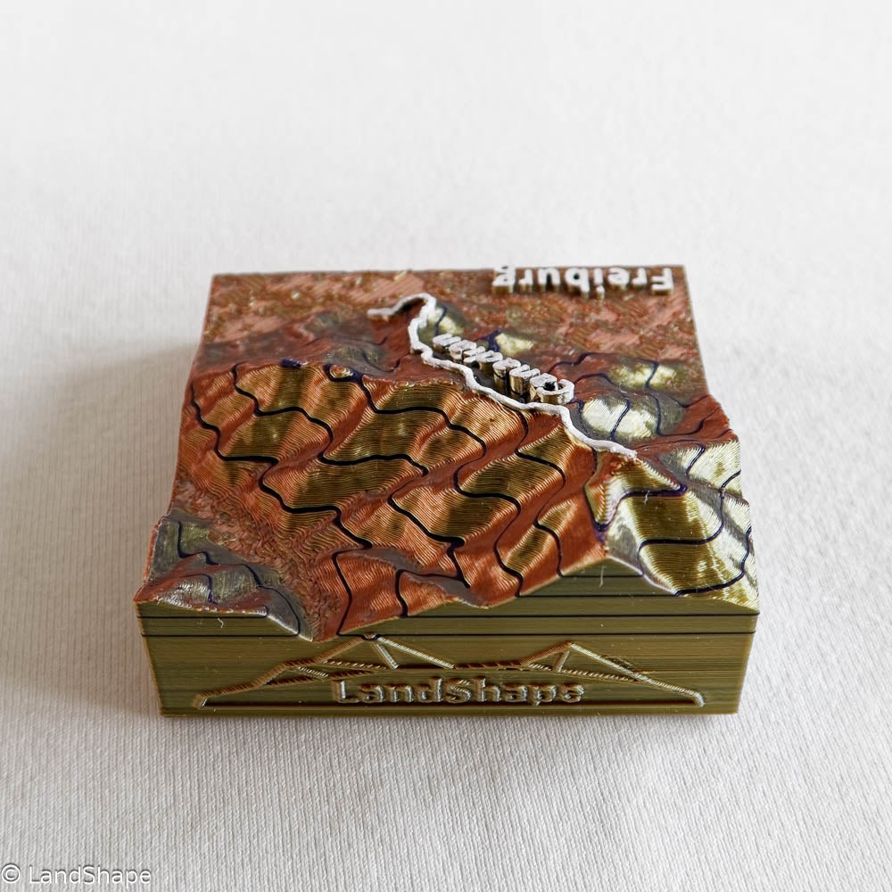 Produktfoto des Canadian-Trail Dekomagneten in Copper Metallic von hinten