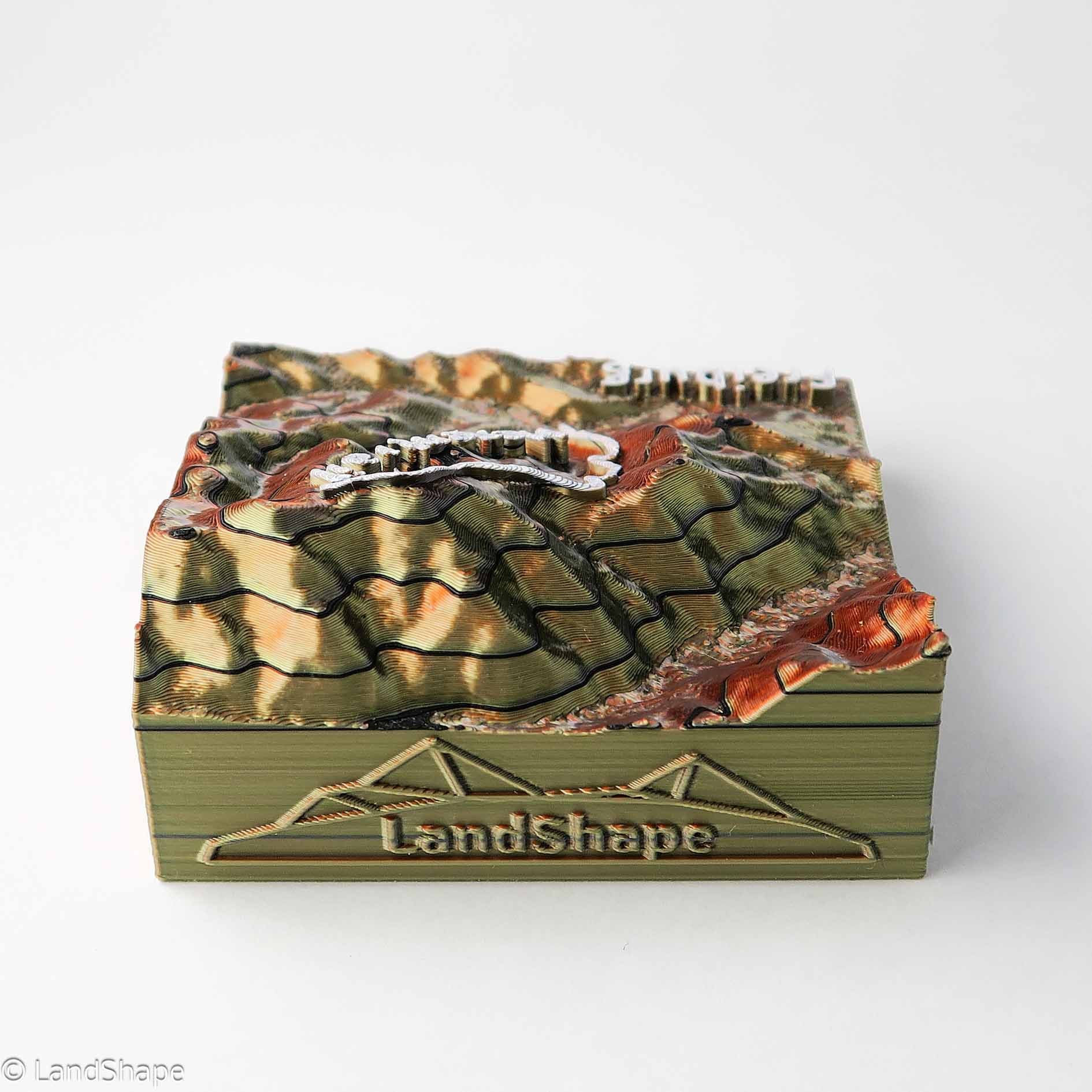 Produktfoto des Hexentrail Dekomagneten in Copper Metallic von hinten